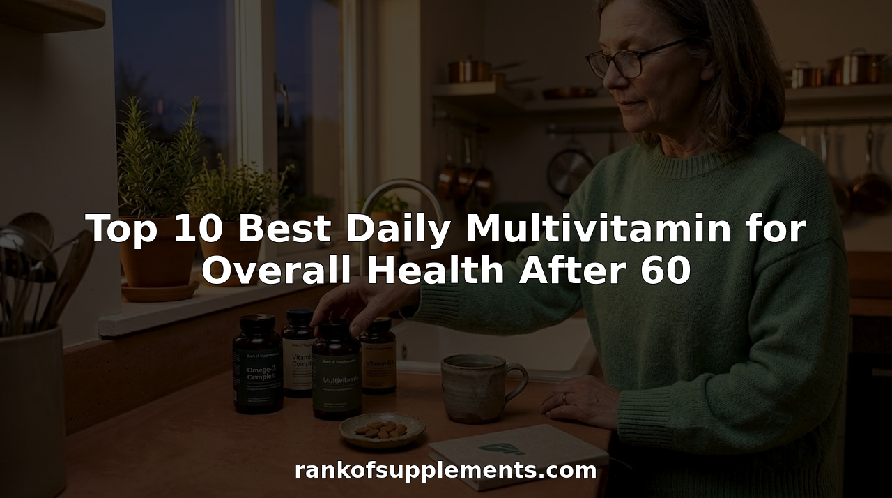 Top 10 Best Daily Multivitamin for Overall Health After 60