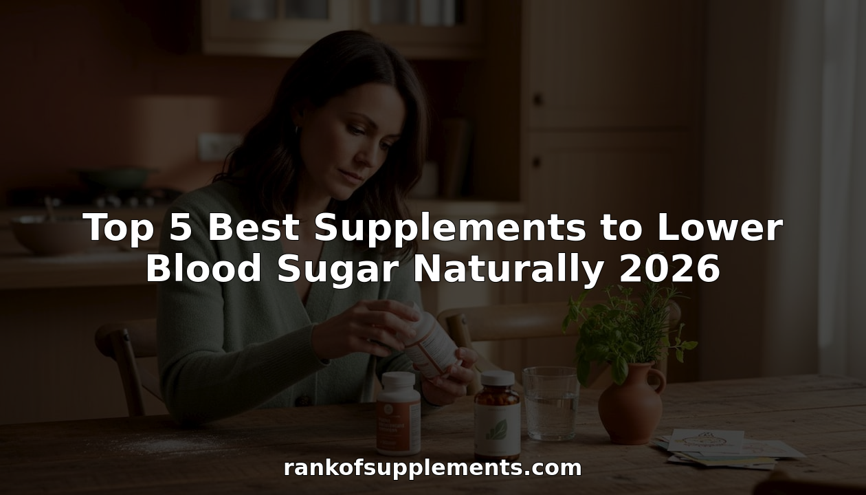 Top 5 Best Supplements to Lower Blood Sugar Naturally 2026