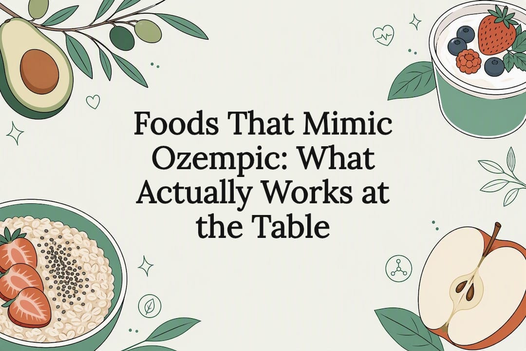 Foods That Mimic Ozempic: What Actually Works at the Table